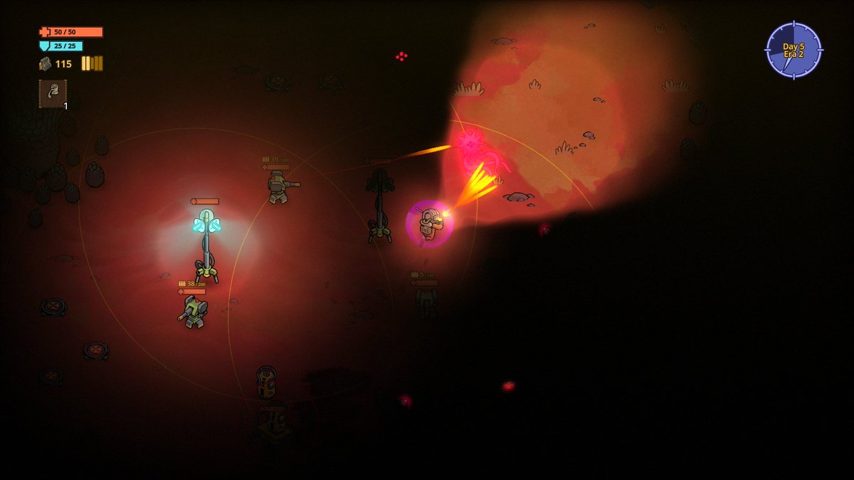 EDesmodus's tweet image. I'm happy to finally share some visuals of the game I am working on with @_robinsix !
It's a tiny base building game with time travel!
#gamedev #indiegame #indiedev #godot