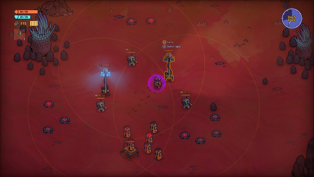 EDesmodus's tweet image. I'm happy to finally share some visuals of the game I am working on with @_robinsix !
It's a tiny base building game with time travel!
#gamedev #indiegame #indiedev #godot