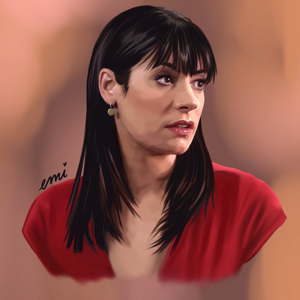 emys__art's tweet image. Drew @pagetpaget yesterday, emily prentiss in red in a must!

#emilyprentiss #pagetbrewster