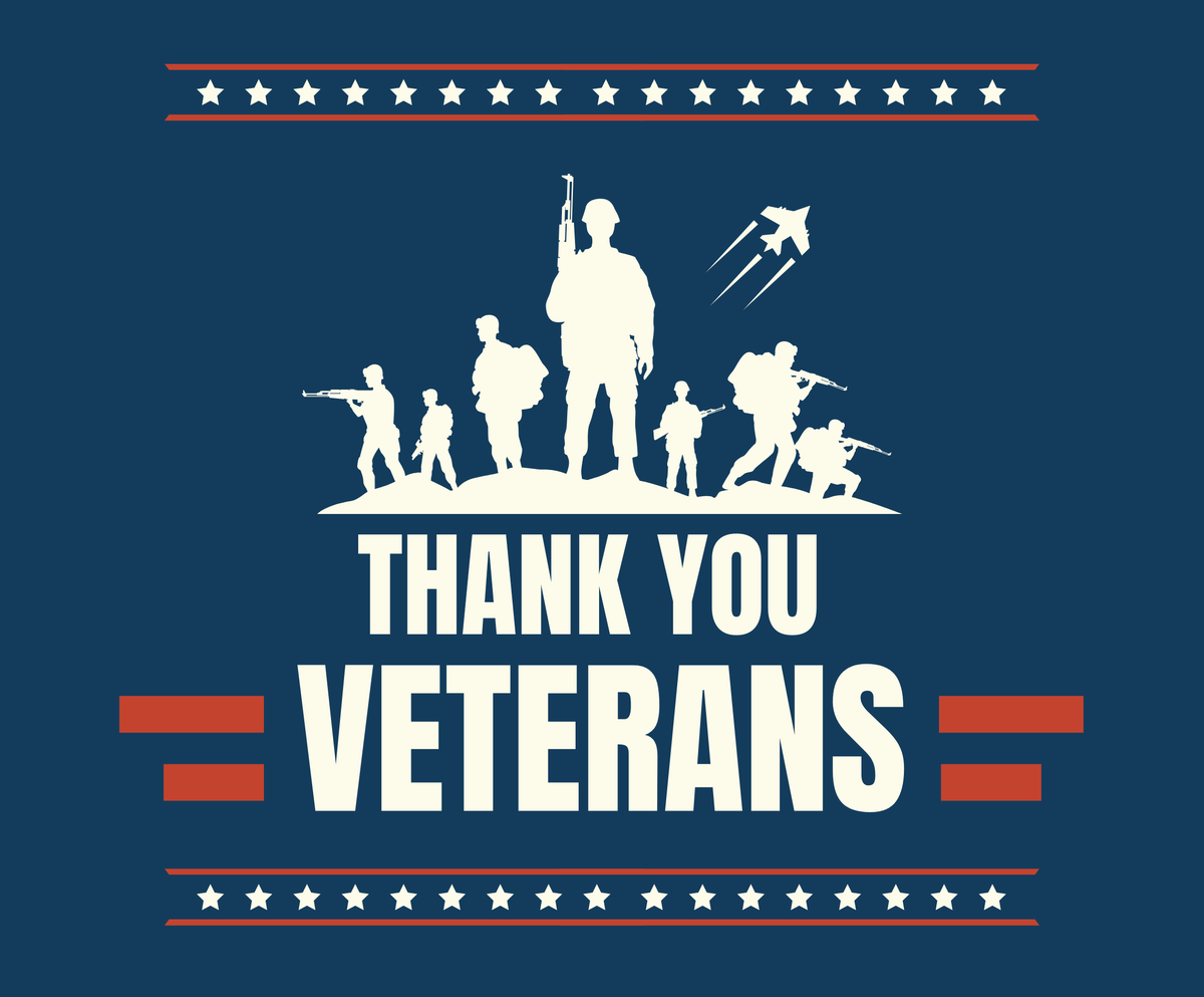 Thanks to all the brave men and women who have served and continue to serve for our great country!

#VeteransDay #VeteransDay2025