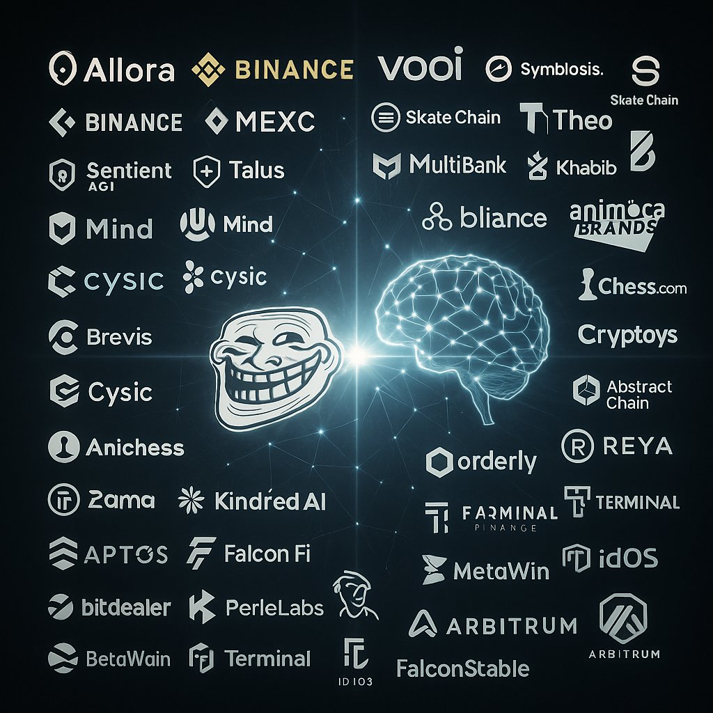 真正的機會，通常都藏在別人看不懂、還沒反應過來的角落，像是今天的<a href="/Lighter_xyz/">Lighter</a> 🥲

當 Allora 遇見 AI 軍團，<a href="/AlloraNetwork/">Allora</a> 正式 TGE！ $ALLO 全壘打，首日量衝破 1.2 億美， 這個「自我改進的去中心化 AI 網路」，比較像整個 AI+Crypto 的「大腦」。當市場還在炒「AI 概念」的時候，Allora