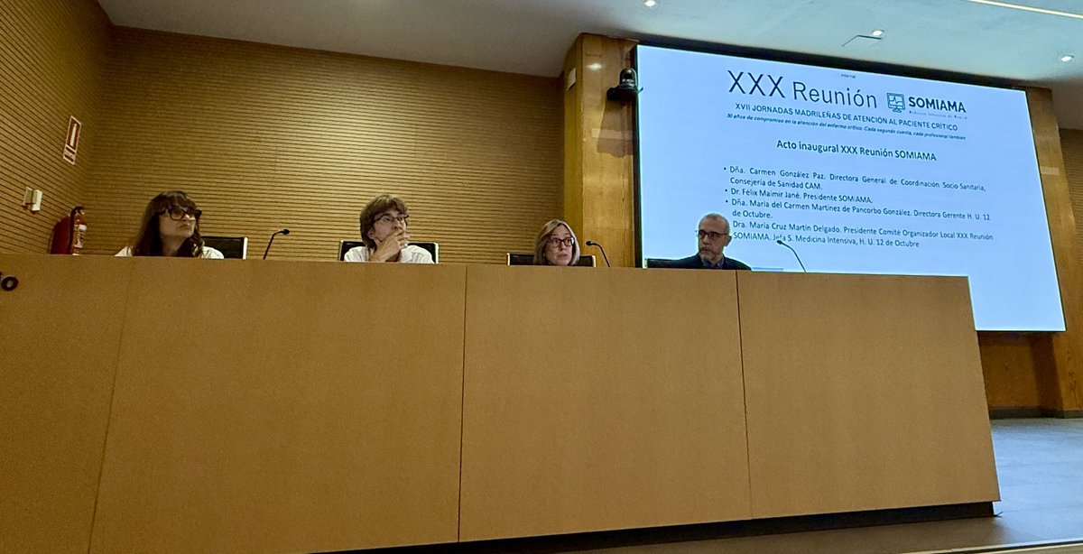 Arranca la XXX Reunión de SOMIAMA, en el #Hospital12deOctubre