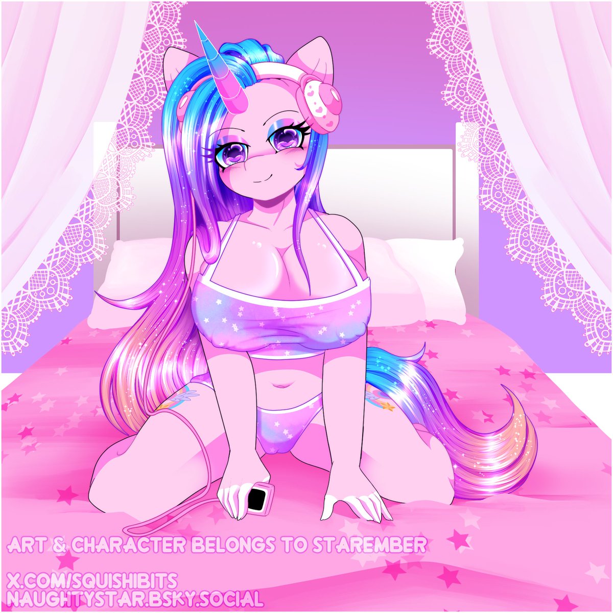 Hangout and then have some fun later. 🩵

Art &amp; Character Belong to me
#oc #anthronsfw #anthro #ponyoc #mlp #mlpnsfw #nsfwartist #nsfw #clop