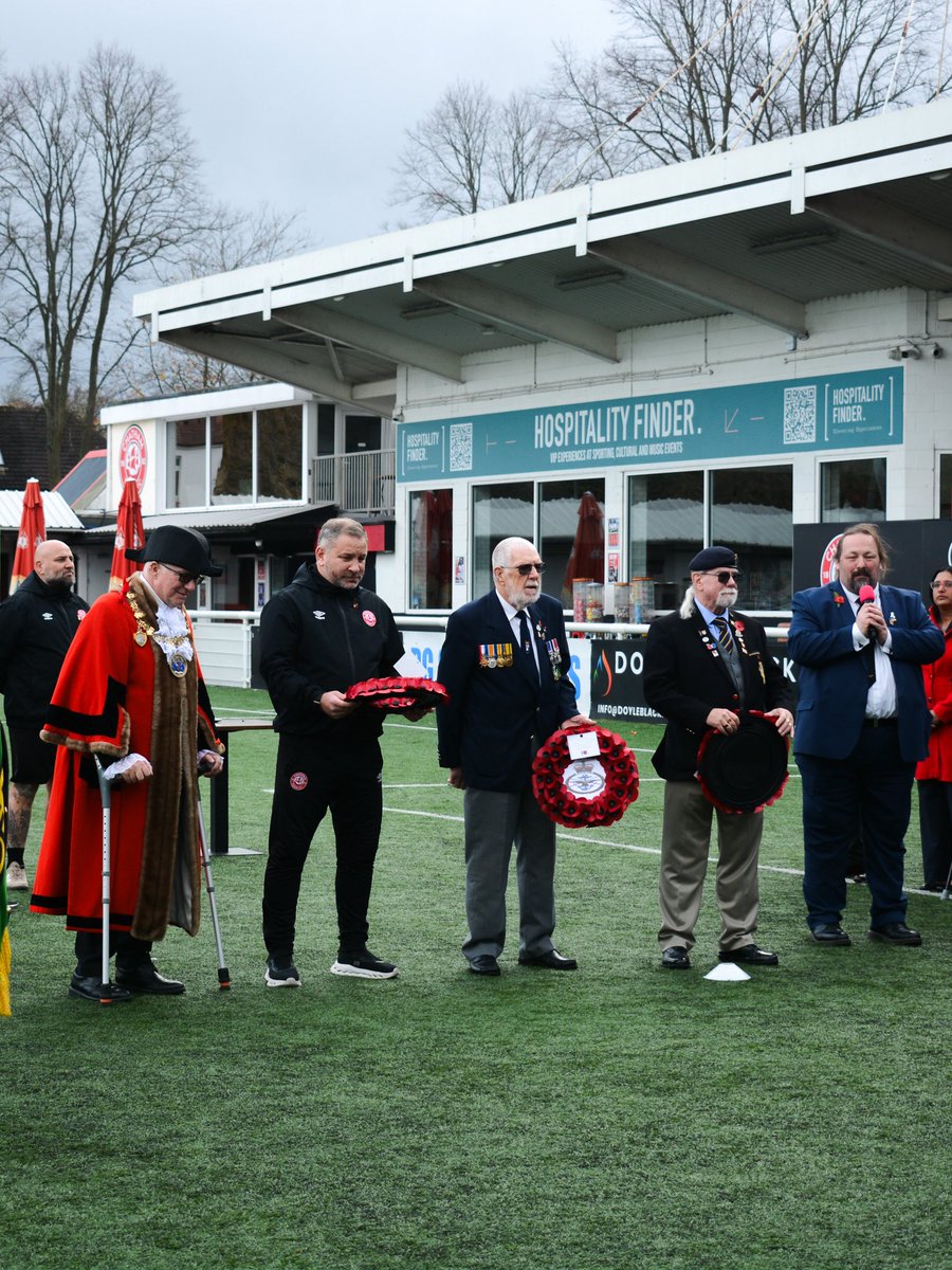 ChathamTownFC's tweet image. A huge thank you to the representatives from local associations, which included the Mayor of Medway, for attending this afternoon’s Remembrance Service Ceremony at the club. 

They were joined by club staff and @ChatsAcademy students on #ArmisticeDay. 

‘At the going down of the…