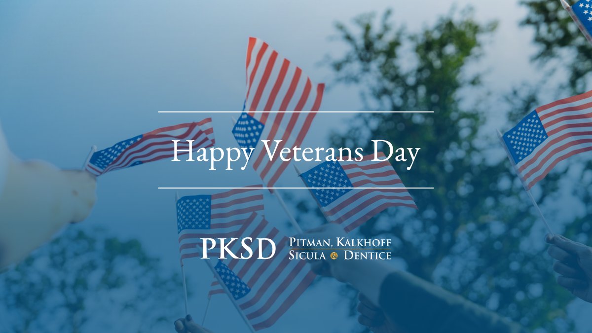 PKSDLaw's tweet photo. Today, we honor the brave men and women who have served our country. 

Your courage and sacrifice protect the freedoms we cherish every day and we thank you for your service. https://t.co/OTkwctQZWd