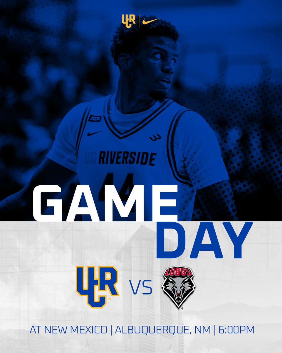 UCRMBB's tweet photo. GAME DAY!

We’re on the road for our matchup against New Mexico! 🏀✈️

Don’t miss the action as the Highlanders look to keep the momentum rolling!

📺: https://t.co/DNDlbbEwCj
📊: https://t.co/GIMG96QQmM

#GoHighlanders https://t.co/VknPAc45bk