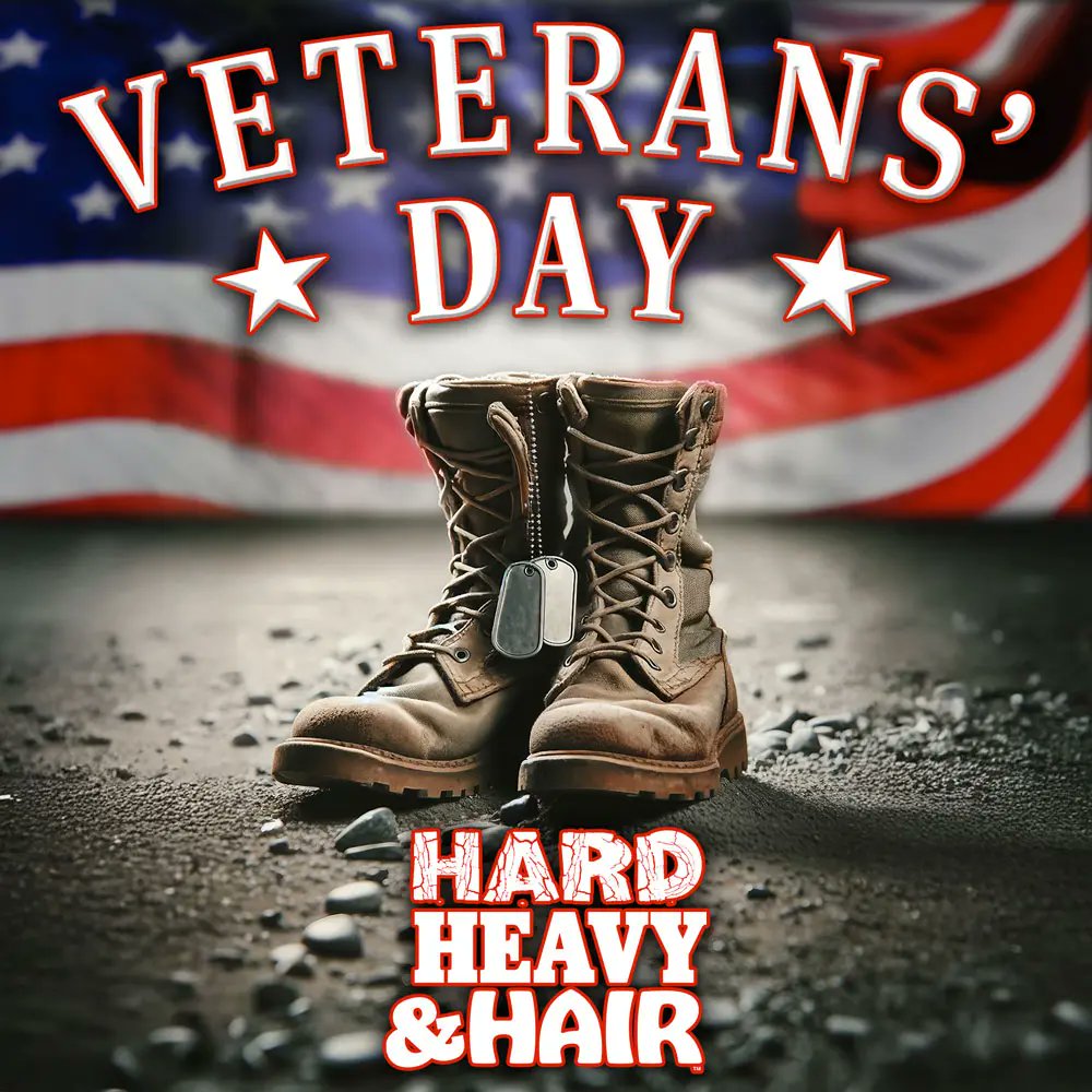 Veterans’ Day Special - The Hard, Heavy &amp; Hair Show - rockn.me/hhh540 - 2 hours of new AND classic #HardRock, #HeavyMetal, and Hairy #GlamMetal + Rock Trivia

#classicrock #metal #guitar #veteransday #armedforces #80srock
