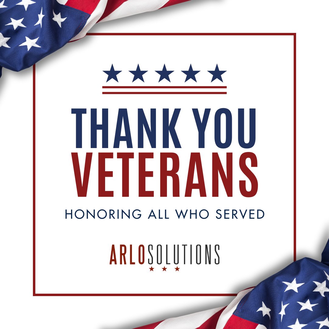 Today,  we honor the brave individuals who have selflessly served our nation. Some like our founder, Lonye Ford and many ‘A’ team members made sacrifices, while others we remember paid the full price of freedom. From the Arlo team, thank you for all you’ve given to our country.