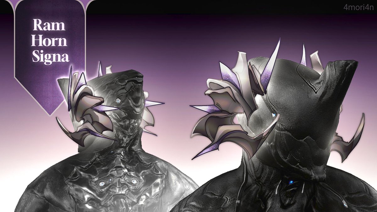 Ram horn signa #warframefanart