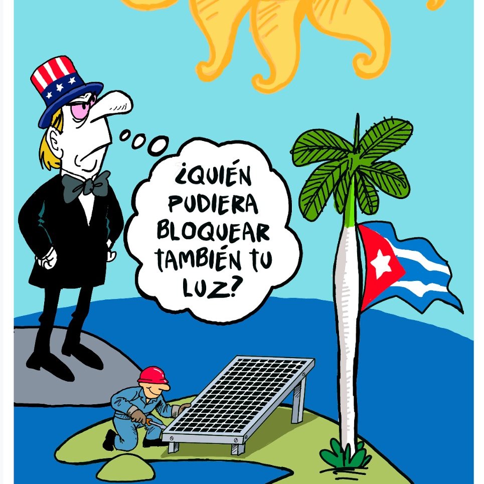 Buenos días vecino☀ :
Curiosidad:
Sabías que, cinco días de bloqueo equivalen al financiamiento necesario para la reparación de alguna de las centrales termoeléctricas. 
#CDRCuba #TumbaElBloqueo