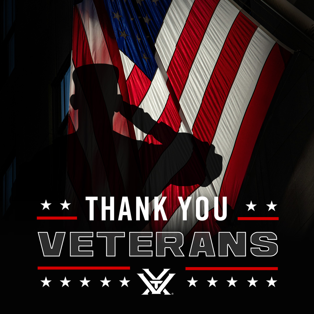 VortexOptics's tweet image. Thank you, Veterans. Today and every day.