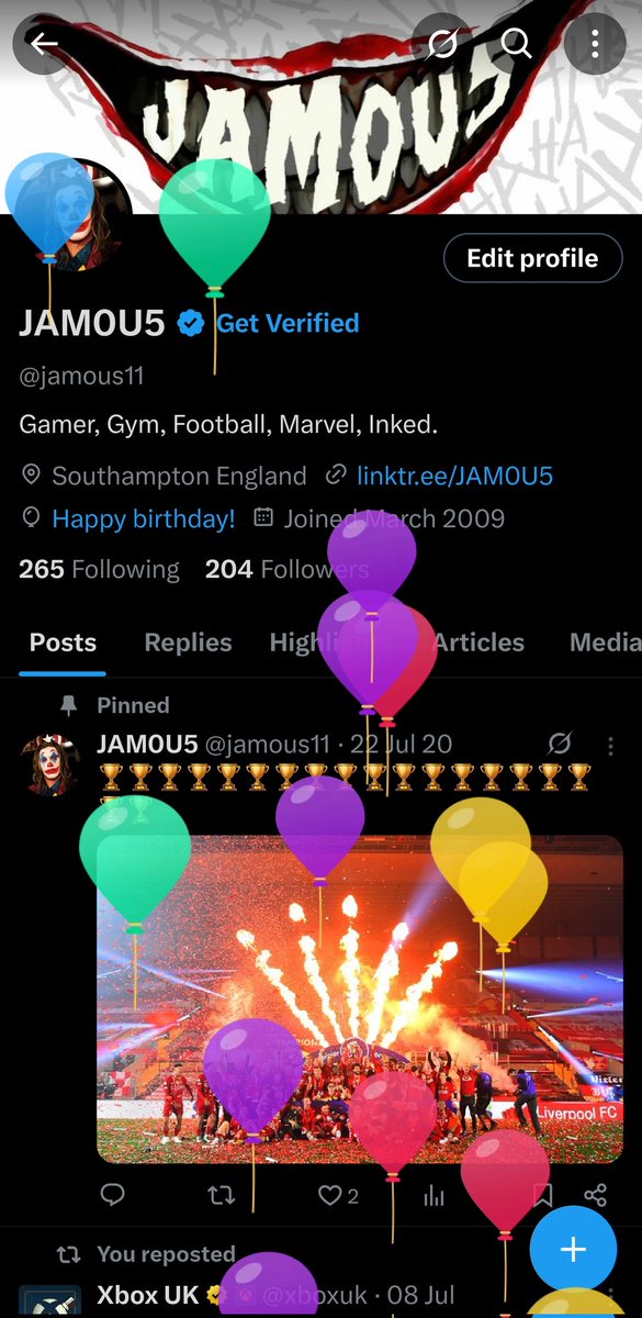 jamous11's tweet photo. Balloon's 🥳🥳🥳 https://t.co/6fIvwBigS6