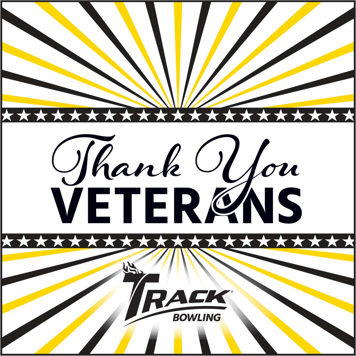 Thank a Vet! 
#TrackBowling #VeteransDay