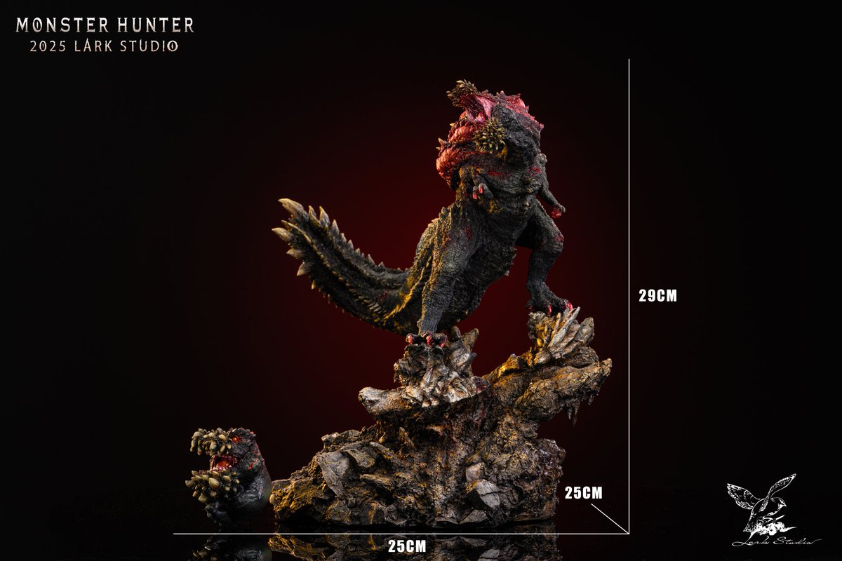 Lark_studio's tweet photo. Lark Studio
The First Style of the Figure Series
Deviljho
Size:
29cm 25cm 25cm
#MHWilds #MHW 
#MHR #魔物獵人
#MonsterHunter 
#モンスターハンター https://t.co/niuuLmT8n8