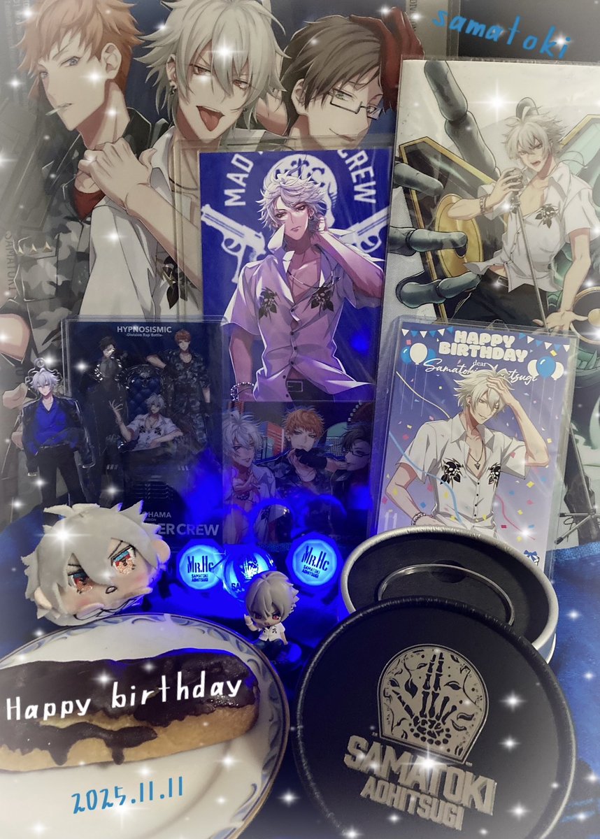r139x's tweet photo. サマちゃんお誕生日おめでとう💙

#碧棺左馬刻生誕祭2025 https://t.co/t1Mcl6oX0e