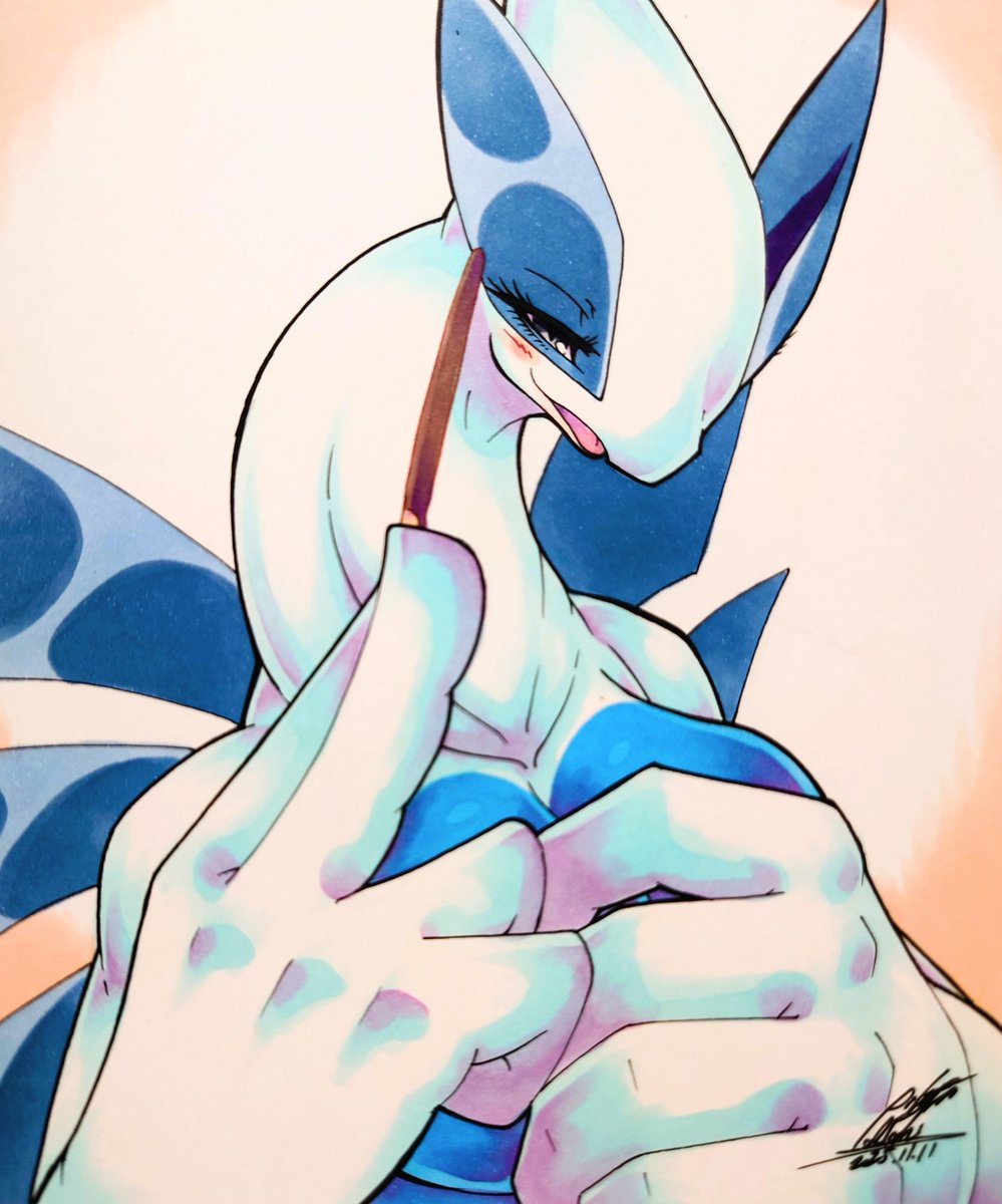 11/11はポッキーの日ということで…
ルギア先生からポッキーのプレゼント🎁