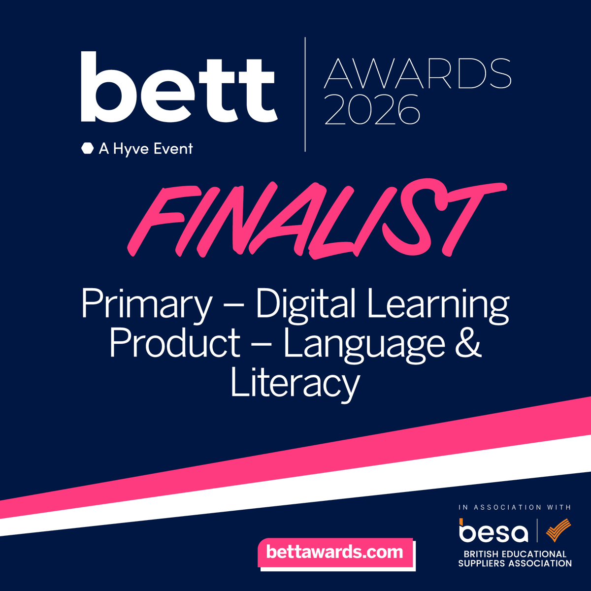 scholastic_LACA's tweet photo. Thrilled to share that Lit Pro Earlybird, Lit Pro, and Math Pro have been shortlisted as finalists across 3 categories for the #BETTAwards2026! Empowering students and educators are at the core of everything we do here. Thanks to bett_show team for this esteemed recognition! https://t.co/MTgPM1l0LJ