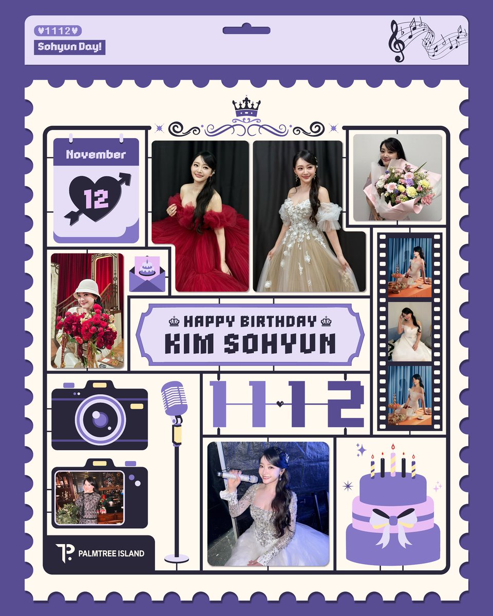 🎉🎂 𝟚𝟝𝟙𝟙𝟙𝟚 🎂🎉

𝗛𝗔𝗣𝗣𝗬 𝗕𝗜𝗥𝗧𝗛𝗗𝗔𝗬
𝗞𝗜𝗠 𝗦𝗢 𝗛𝗬𝗨𝗡 🥳✨

언제나 반짝이는 미소로 행복을 전해주는 sᴏ ʟᴏᴠᴇʟʏ!🌟
#김소현 의 생일을 진심으로 축하합니다! 🎂💜

#HappyBirthday 
#KimSohyun #HBD 
#PALMTREEISLAND
