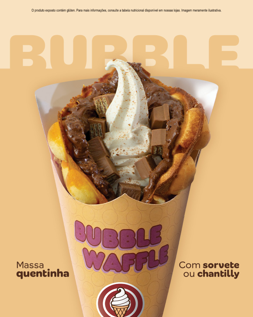 chiquinho's tweet photo. A massa mais quentinha, sorvete ou chantilly e os melhores adicionais pra deixar o seu Bubble irresistível estão passando no seu feed pra te desejar um bom dia 💛✨ #Chiquinho #SeuSorvete #BubbleWaffle https://t.co/18kMDTmrUW