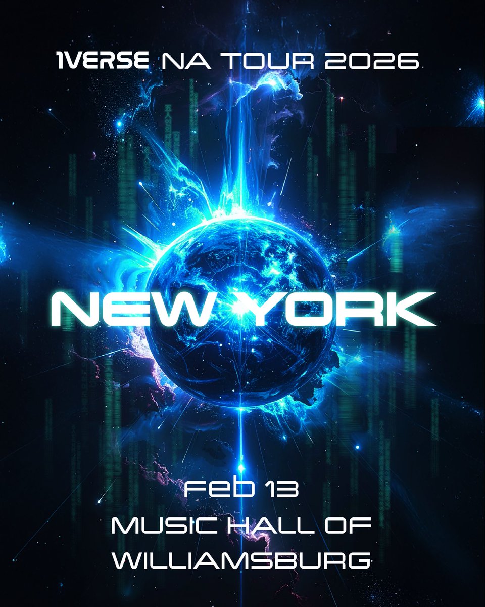 1VERSE NA TOUR 2026
&lt;SHATTERED&gt;    
New York - New Date [2/13]

🎫 Ticket Sales Reopen: NOV 12 | 5PM ET

* Tickets previously sold for Nov. 8 are automatically moved to Feb. 13
* Refunds will be available for 30 days starting Nov. 12

linktr.ee/ShatteredUSTou…