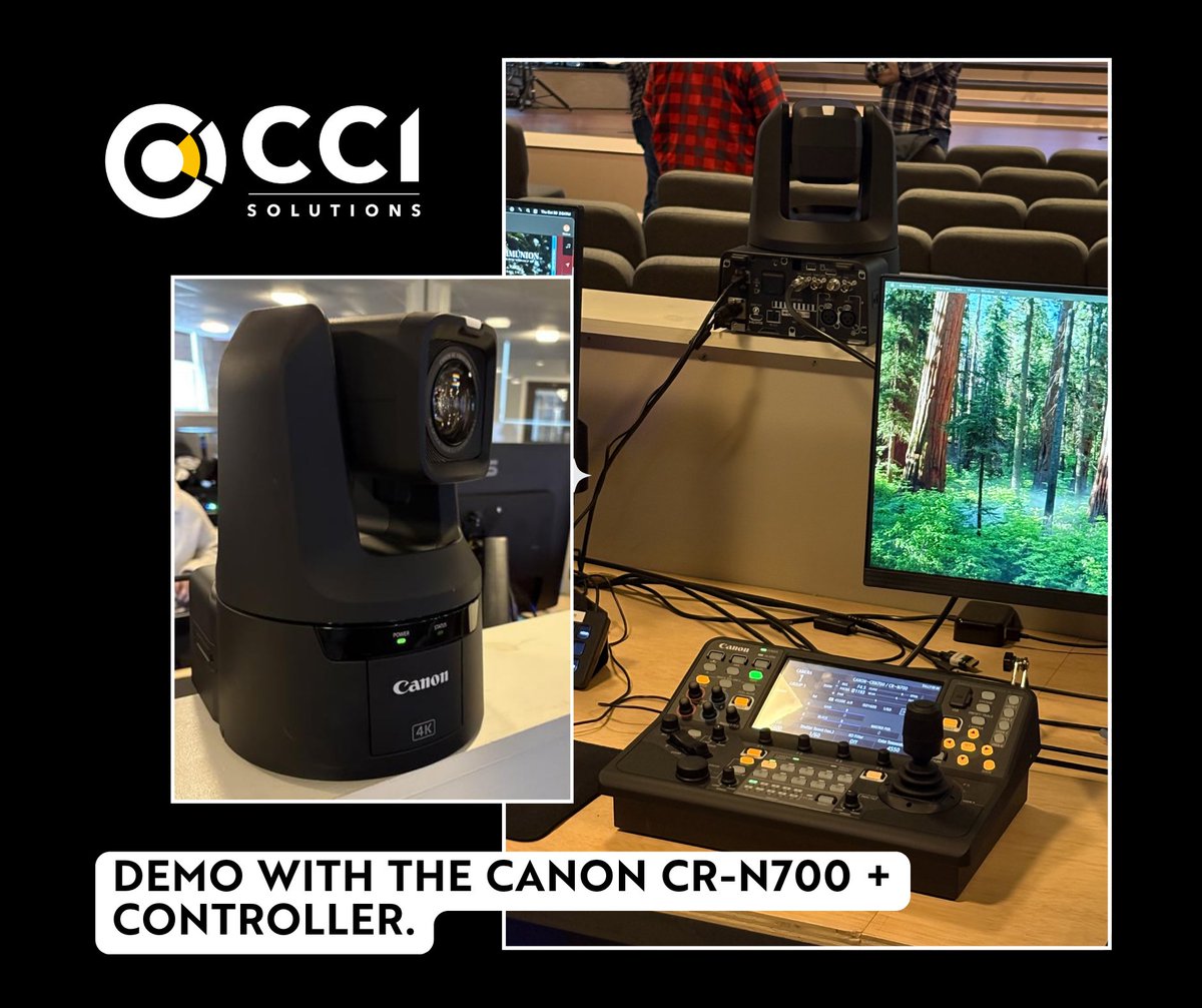 ccisolutions's tweet image. Faith Church demoed the @CanonUSApro CR-N700 + controller 🎥
✅ Super smooth camera movement
✅ Excellent image quality
✅ Great long-distance performance

Want to see it in action for your church?
👉 hubs.la/Q03SxwJC0 | 800-562-6006

#CanonProAV #ChurchAVL #CCISolutions