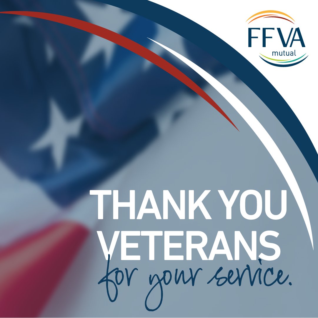 This Veterans Day, we pause with gratitude for the bravery, sacrifice, and service of our veterans. Your commitment ensures the freedoms we cherish every day. #VeteransDay #FFVAMutual #WorkersComp