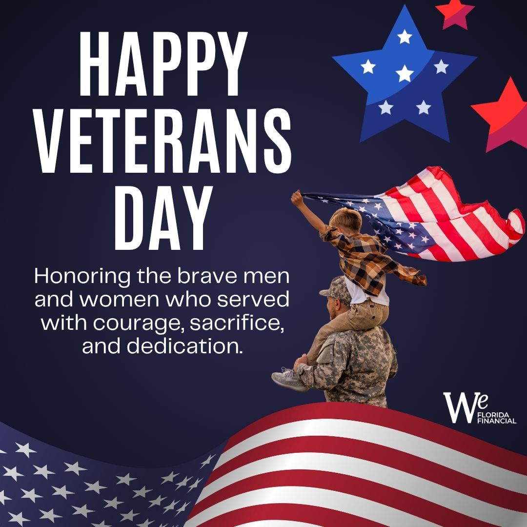 WeFLFinancial's tweet photo. Veterans Day Closure Notice

All Financial Centers will be closed today in observance of Veterans Day.  Online and Mobile Banking remain available 24/7 for your convenience.  

To all who served—thank you for your service. 💙❤️

#VeteransDay #ThankYouVeterans #HolidayClosure https://t.co/iPWBsVCnFZ
