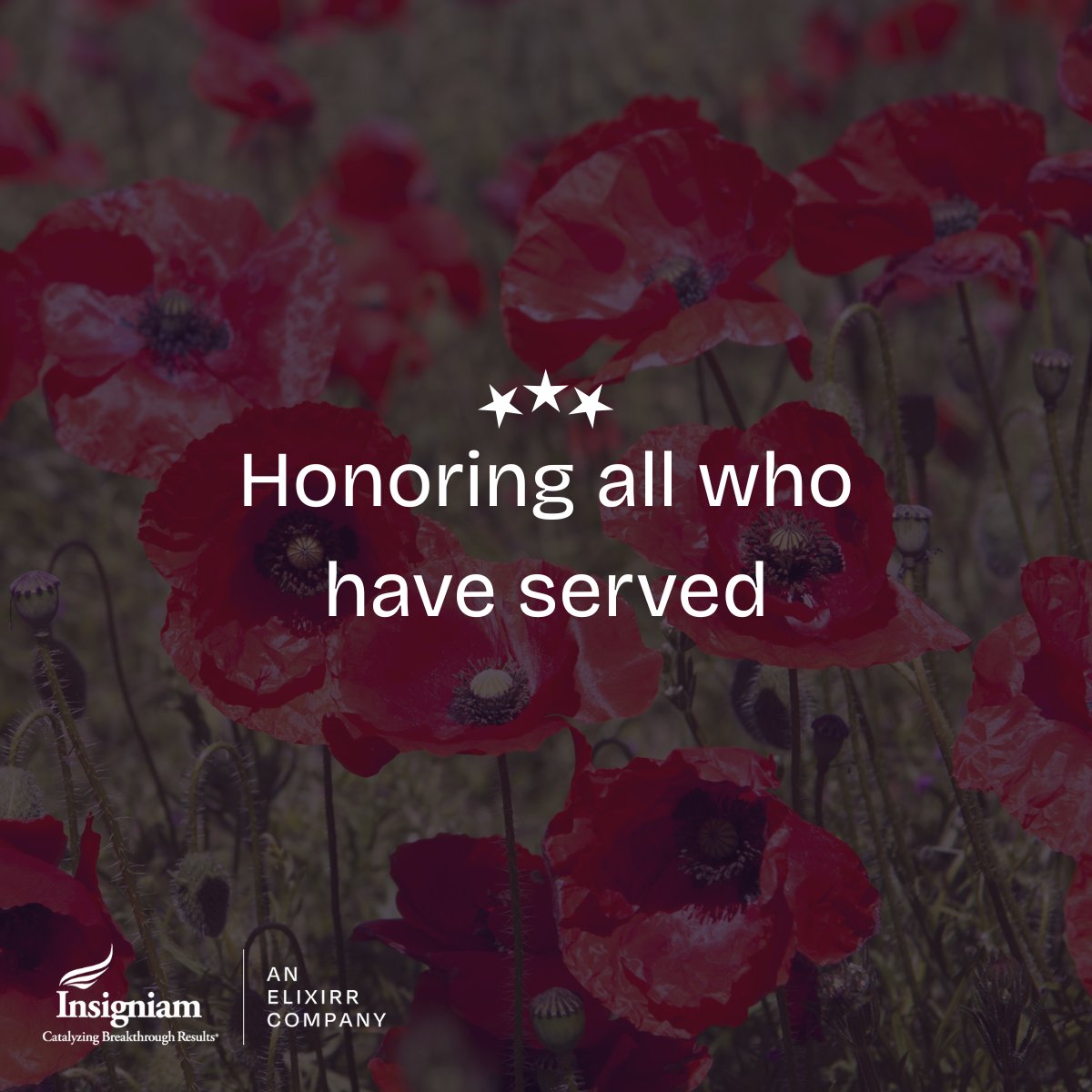 Today, we honor the courage, dedication, and sacrifice of all who have served. Your commitment to protecting freedom and serving with integrity continues to inspire us every day.

We thank you for your service and the lasting impact you’ve made.