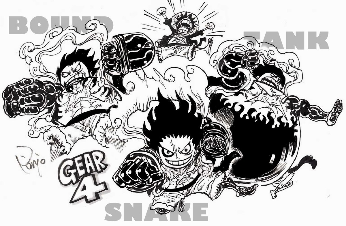 GEAR4 3type
#ワンピース #ONEPIECE 