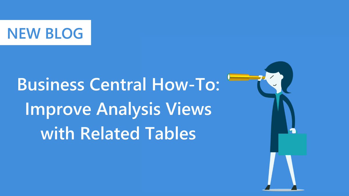 Our how-to blogs are back🎉

Analysis Views has always been a handy tool, but you might have missed a new(ish!) trick to make your reports clearer and more useful than ever before.

Check it out: tecman.co.uk/who-we-are/our…

#MSDyn365BC #BusinessCentral #NewBlog
