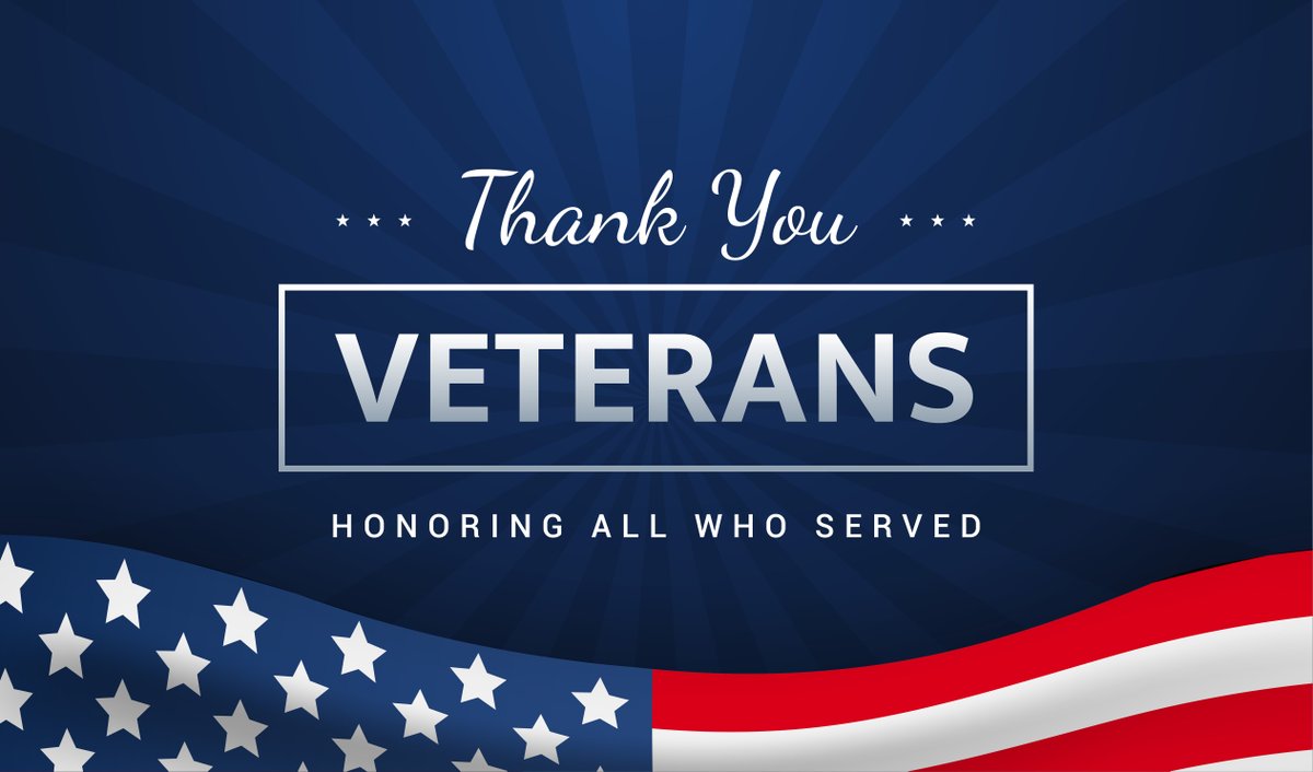 TencomL's tweet image. On Veterans Day, we honor the dedication and sacrifice of those who've served our country. At Tencom, we recognize the strength it takes to protect what matters most and are grateful for your service.