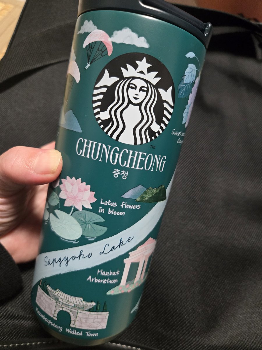 DOBeth01120617's tweet photo. 韓国のスタバで買ったボトルがメチャクチャ可愛い。地域ごとに絵柄が違う。これはチュンチュン。ソウルとか仁川もありましたー https://t.co/8Txu7hWkw6