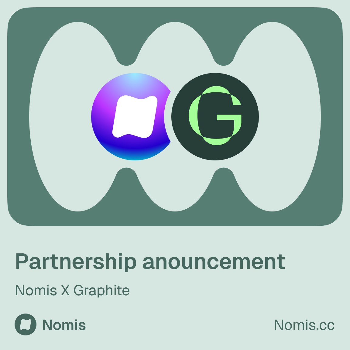 0xNomis's tweet image. Strategic Partnership: Building the onchain rep layer with @GraphiteNetwork

Graphite Network focuses on creating a compliant, secure, and private ecosystem to seamlessly merge TradFi and DeFi, emphasizing that reputation is the ultimate digital asset. Establishing a trusted…