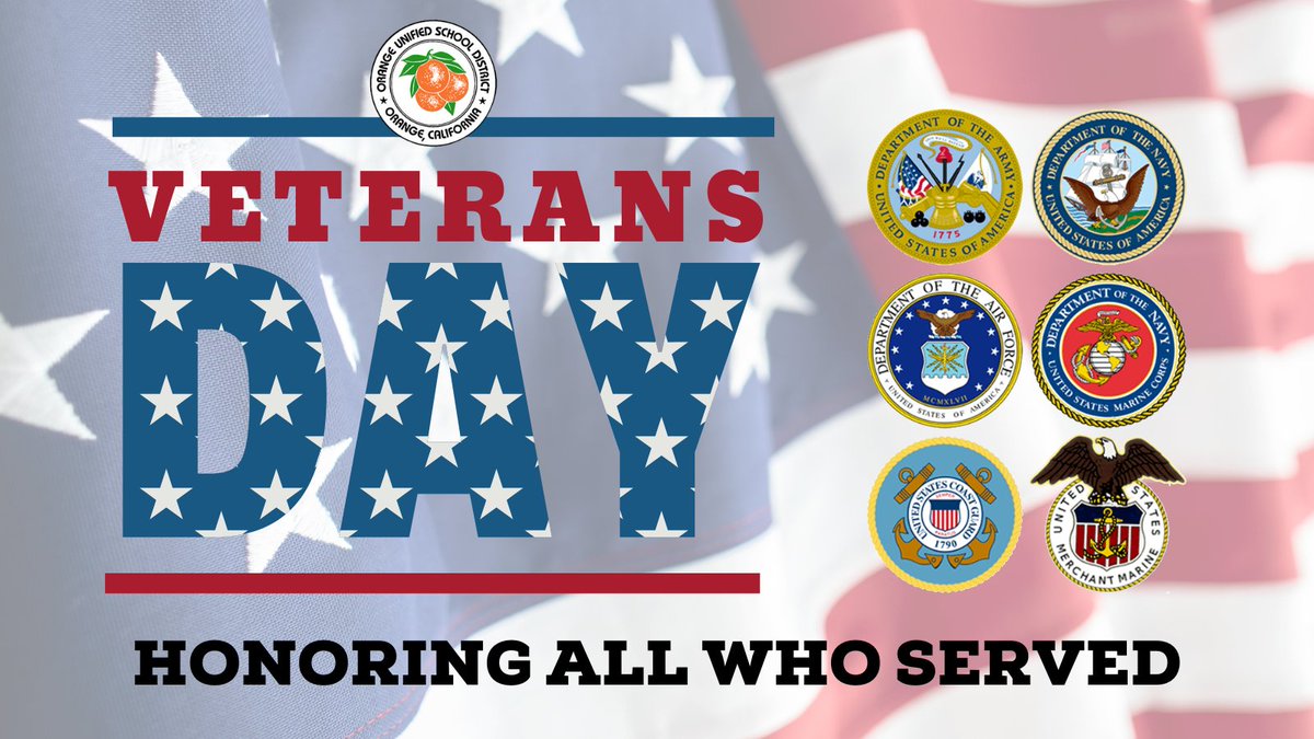 Today, we honor those who have served our country in the United States Armed Forces. Thank you, Veterans! 🇺🇸