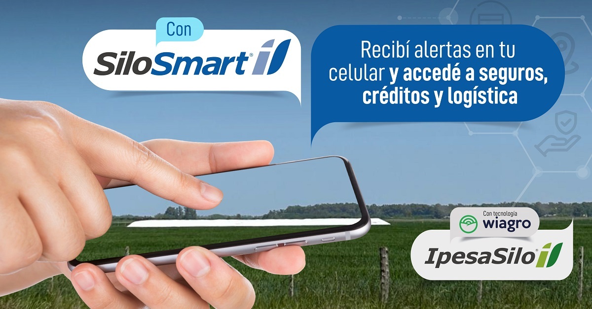 Un nuevo (y gran) paso en el almacenamiento de tus cosechas: junto a <a href="/wiagro_ar/">wiagro</a> desarrollamos un silobolsa inteligente, listo para usar, con monitoreo 24/7 desde el campo.
👉Estás listo para experimentar #SiloSmart?