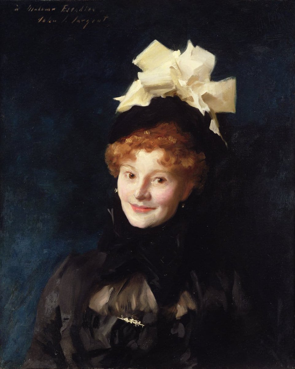 BELLAS CON SOMBRERO

Madame Paul Escudier, 
de John Singer Sargent