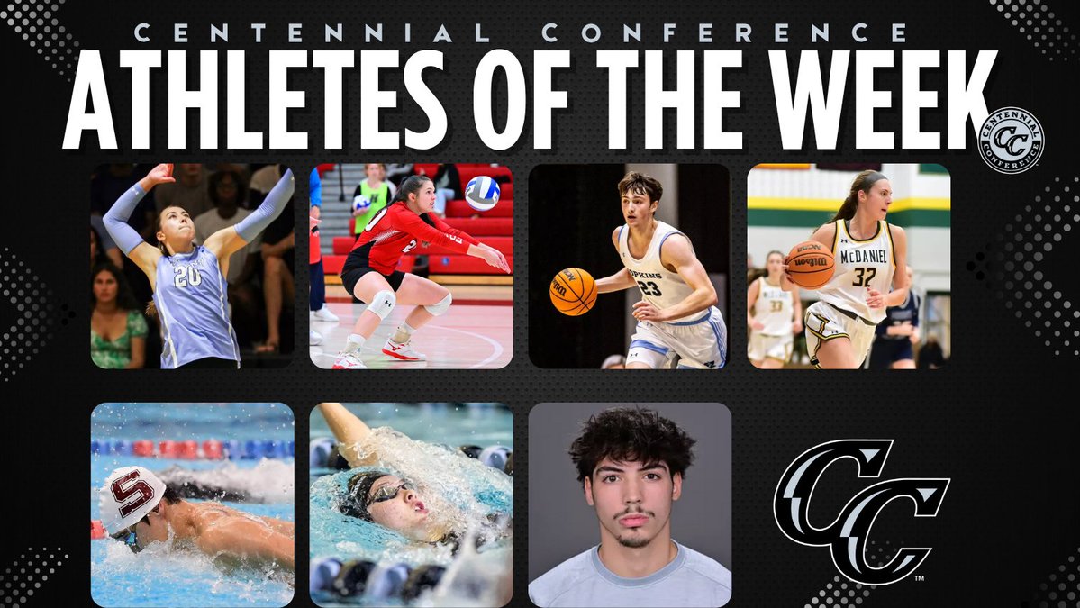 CentennialConf's tweet image. ATHLETES OF THE WEEK

This week marks the final #CCvb awards &amp;amp; the first #CCmbb &amp;amp; #CCwbb honors of the season 

Ken Lee of @HopkinsSports broke a pair of #CentConf WSWIM records to headline this week&apos;s honorees!

📰 tinyurl.com/pbnn3esf

#IgnitingGreatness #CCswim #CCwrestle