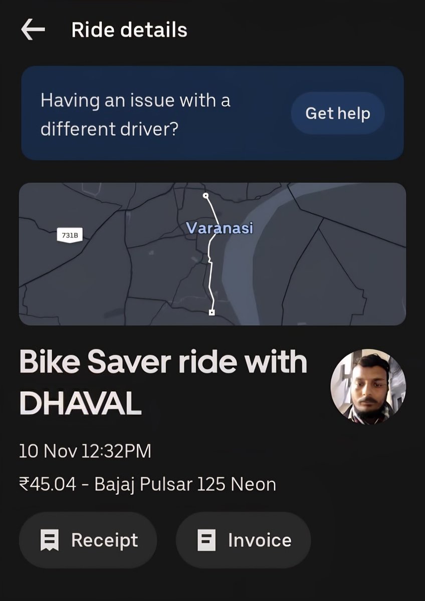 ThisIsDK999's tweet photo. @Uber_India @Uber @UberIN_Support 

My friend was travelling via Uber bike and the driver was continuously breaking unnecessarily (harrassment) and after ride completion continuously is texting her on GPAY.
Is this how the behaviour of your fleet supposed to be?
No basic decency?
Really shameful @Uber_India @uberin