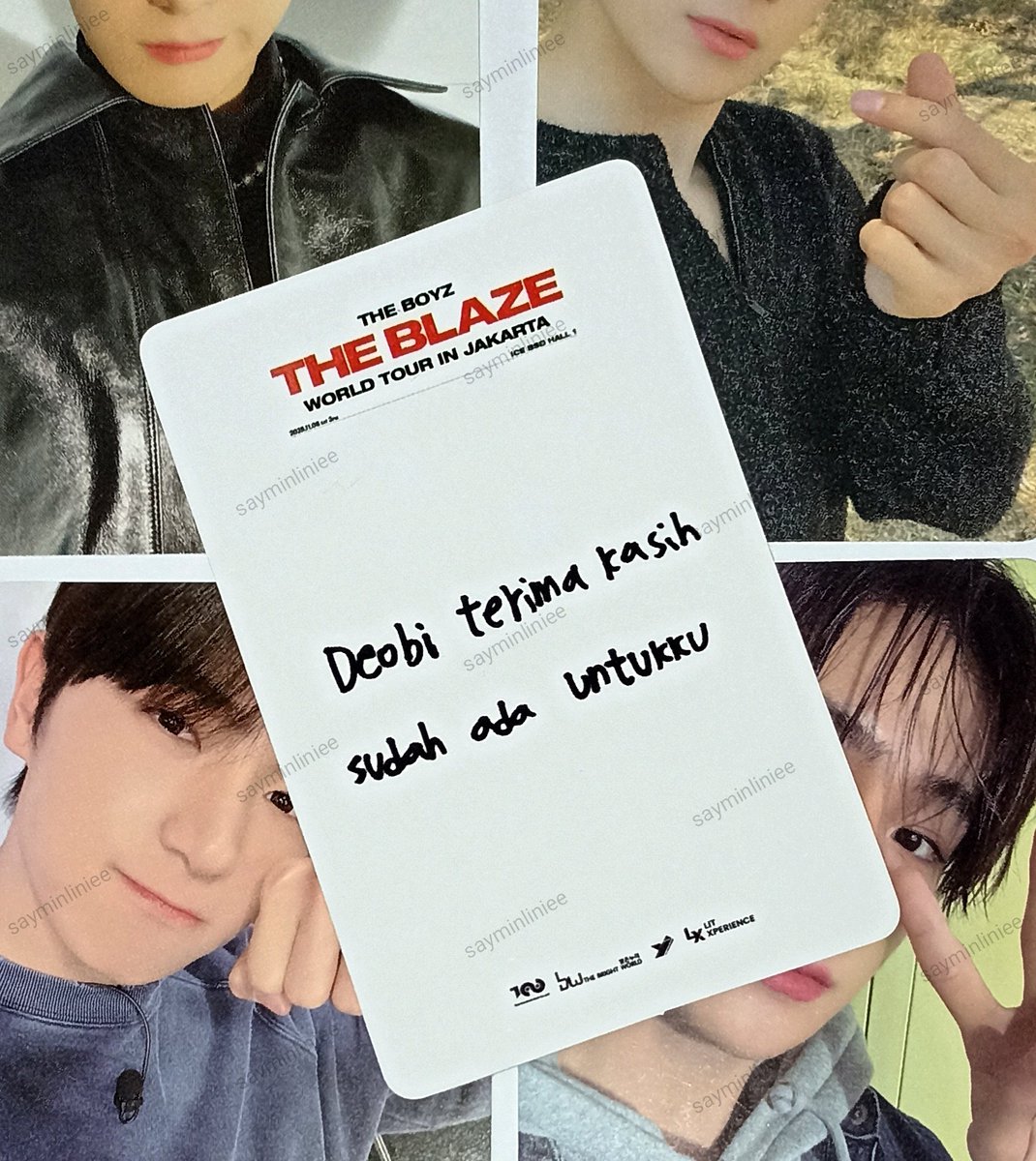 Sayminlinieee's tweet photo. WTS want to sell Photocard PC THE BOYZ TBZ HYUNJAE

✈️ EMS WW shipping
🚚 Jakarta

양도 포카 포토카드 더보이즈 더블레이즈 현재 Lee jaehyun tc md azit benefit ktown unexpected vvv punch album be awake whisper roar aware mini record minrec trigger konser concert jkt the blaze https://t.co/XNFRFRRmk8