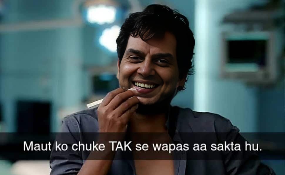 #DharmendraDeol 
Apun undertaker ka bhi baap hai