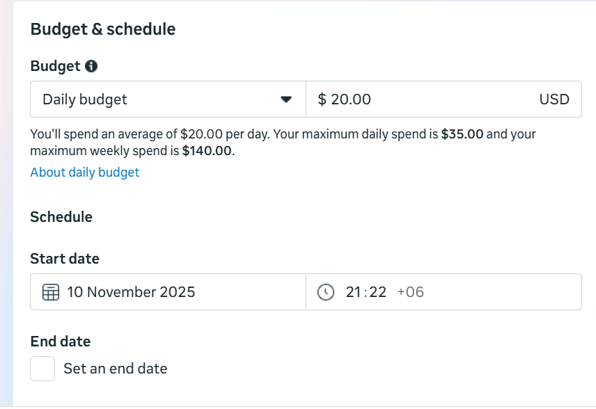 🚀 Facebook Ads Campaign Update!
🎯 Target: 🇺🇸 USA &amp; 🇦🇺 Australia
💰 Daily Budget: $20
📊 Reach: 2.8K–8.1K | 💬 17–50 Conversations
Smart targeting, better engagement, real results.
Let’s grow your brand with data-driven marketing.
#FacebookAds #MetaAds #dihanrahian