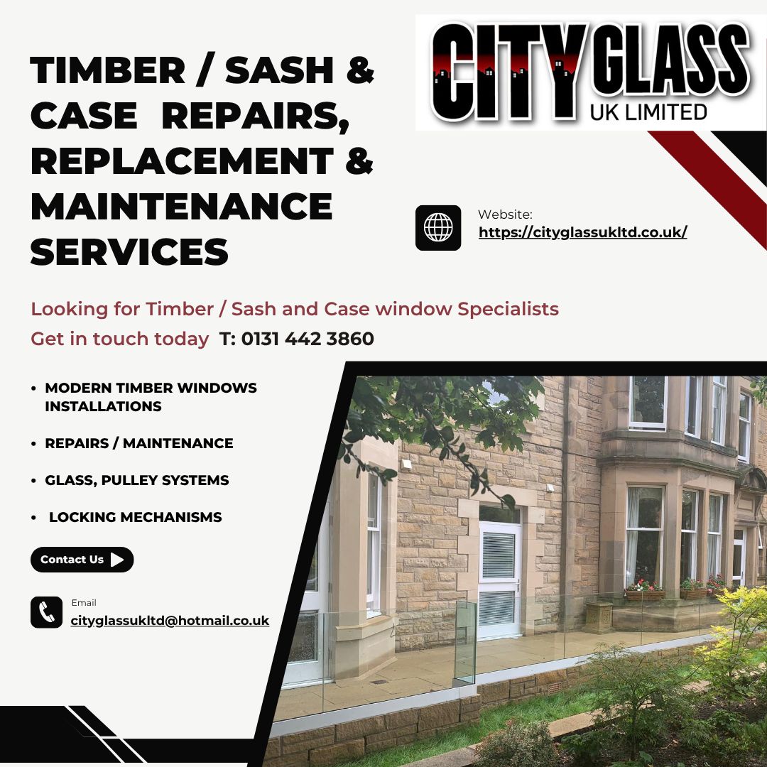 CityGlass_Edin's tweet image. 📅 Book your FREE survey today! 🌐 cityglassukltd.co.uk 
📞 0131 442 3860 📧 cityglassukltd@hotmail.co.uk 

#CityGlassUKltd #SashAndCase #TimberWindows #GlazingExperts #GlassRepair #EdinburghGlaziers #DoubleGlazing #GlassSpecialists