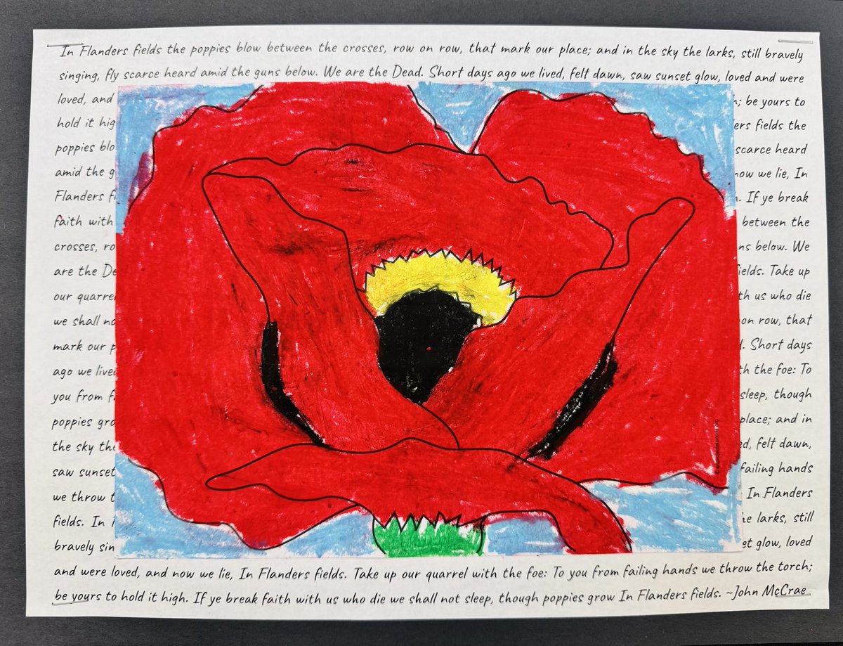 MrsWalkerOCSB's tweet image. Lest We Forget ⁦@StAnneOCSB⁩ 

#RemembranceDay #WeRemember #FlandersFields #Poppy