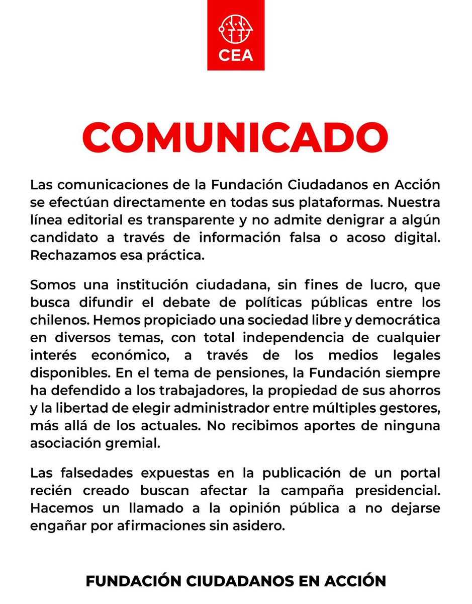 En relación a la nota publicada el día domingo queremos informar lo siguiente 👇