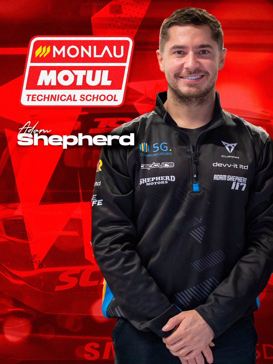 🏁 𝘼𝙙𝙖𝙢 𝙎𝙝𝙚𝙥𝙝𝙚𝙧𝙙 𝙨𝙚 𝙪𝙣𝙚 𝙖 𝙈𝙤𝙣𝙡𝙖𝙪 𝙈𝙤𝙩𝙪𝙡 🇪🇸

El recién coronado campeón del TCR UK 2025 se subirá a uno de nuestros <a href="/CUPRA/">CUPRA</a> León VZ TCR para disputar la última cita del @TCRSpain en el <a href="/Circuitcat_es/">Circuit de Barcelona-Catalunya</a>.

Bienvenido al equipo, Adam Shepherd. 🔴⚫️