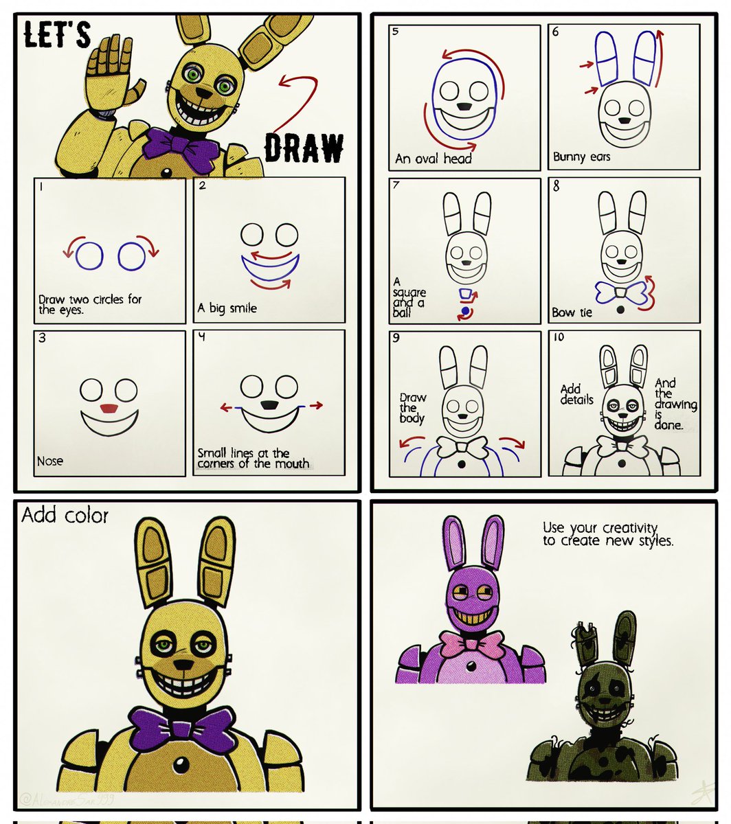 Drawing Spring Bonnie
