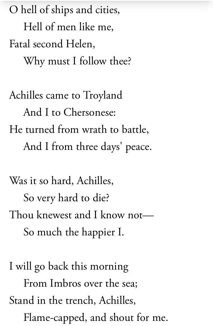 Patrick Shaw-Stewart (1888-1917) wrote ‘Achilles in the Trench’ at Gallipoli, on the flyleaf of his copy of Housman’s A Shropshire Lad