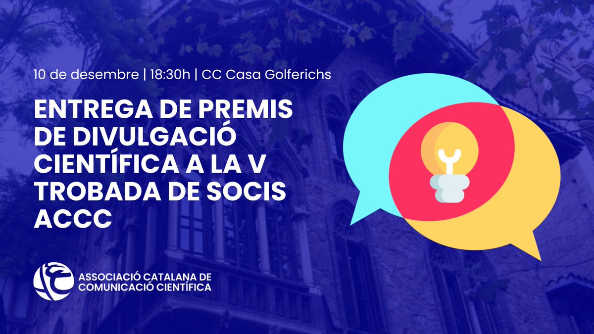 Associació Catalana de Comunicació Científica tweet media