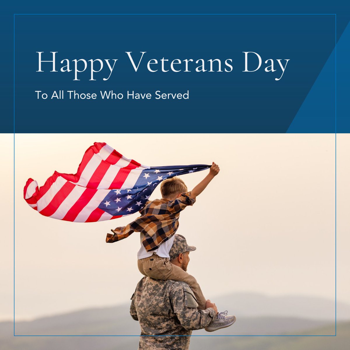 AshtonThomasPW's tweet image. Today, we honor the brave individuals who have served our nation with courage and selflessness. From all of us at Ashton Thomas Private Wealth, thank you – we’re proud to celebrate you this Veterans Day!

#VeteransDay #ATPW #Values #ThankYouVeterans