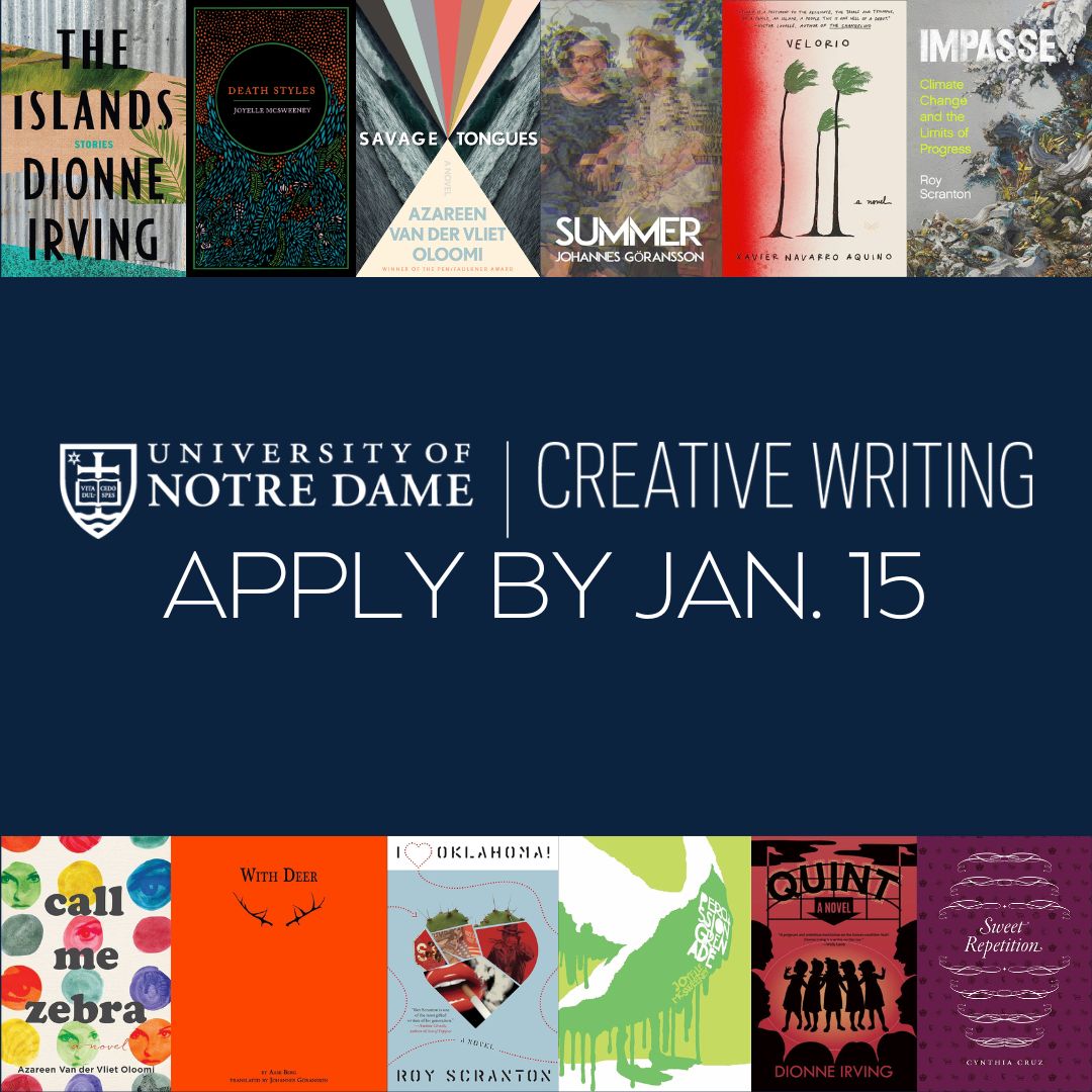 Notre Dame Creative Writing tweet media